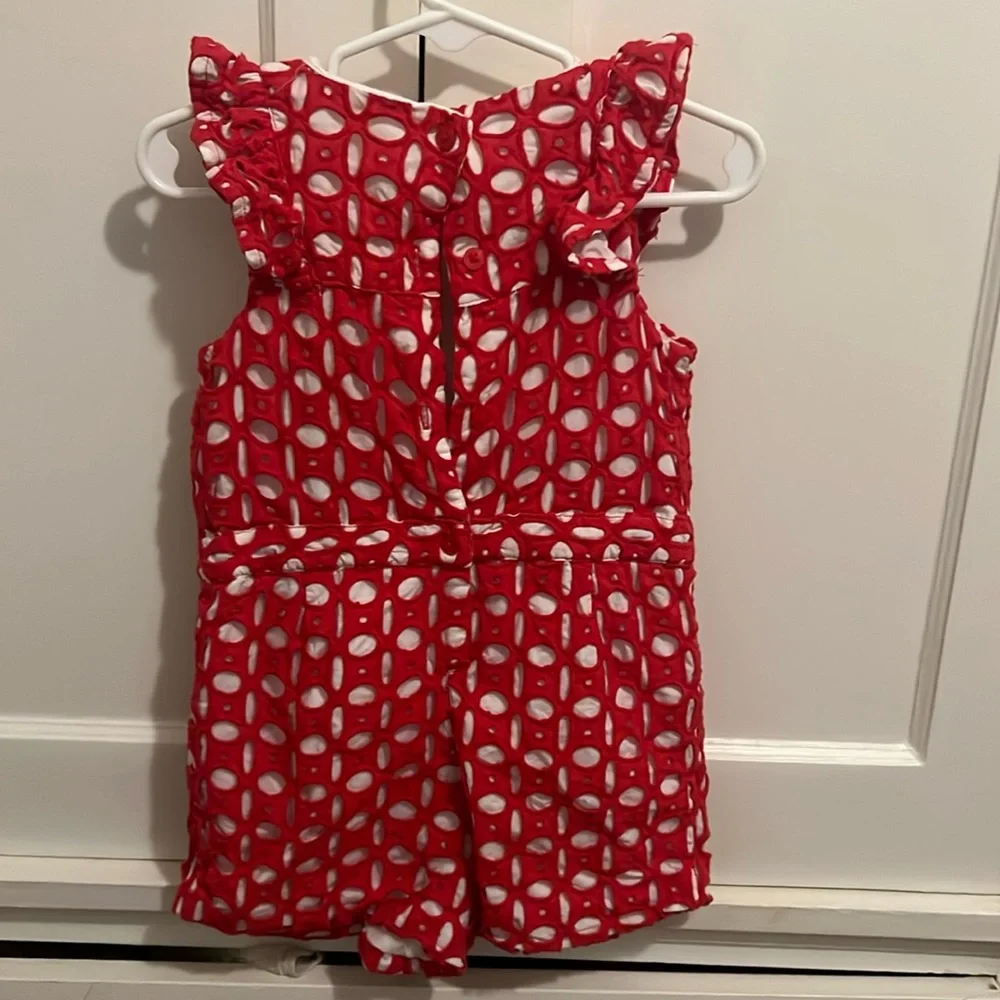 Janie and Jack Eyelet Romper